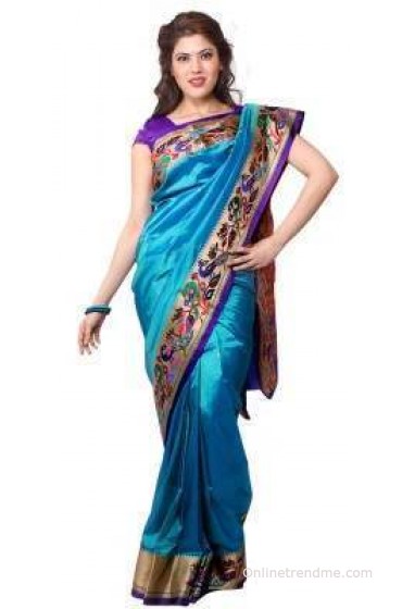 Aruna Fashions Woven Paithani Art Silk Sari